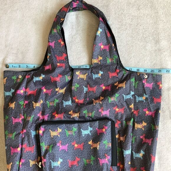 NWOT Extra Large Tote Puppy Print Tote Bag - Picture 13 of 14